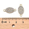 Alloy Crystal Rhinestone Connector Charms FIND-B051-05G-3