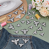 24Pcs 3 Styles Computerized Embroidery Cloth Iron on Sew on Patches PATC-FG0002-73A-4