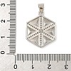 Brass Micro Pave Cubic Zirconia Pendants KK-U047-21P-3