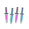 Rainbow Color Alloy Pendants X-PALLOY-N156-210-1