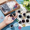   24 Sets 6 Colors Plastic Doll Eyes DOLL-PH0001-27-3