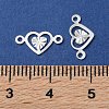 Brass Filigree Connector Charms KK-F880-02S-02-3