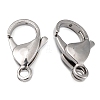 Polished 316 Surgical Stainless Steel Lobster Claw Clasps A-STAS-R072-18A-2