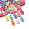 Opaque Acrylic European Beads OACR-S072-04G-1