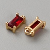 Golden Brass Micro Pave Cubic Zirconia Charms LS-KK-WH0079-130A-2