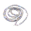 Electroplate Transparent Glass Beads Strands EGLA-H106-01A-FR01-2