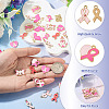 50Pcs 10 Styles Alloy Enamel Pendants ENAM-TA0003-90-5