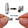 Brass Locking Tube Magnetic Clasps LS-MC079-4