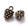 Rack Plating Brass Charms X-KK-F834-07BAB-3