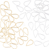 60Pcs 2 Colors Brass Linking Rings KK-HS0001-47-1