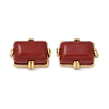 Brass Stud Earrings KK-F358-03G-01-2