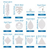 DIY Leaf Dangle Earring Making Kits DIY-TA0008-26P-9
