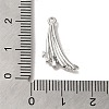 Brass Micro Pave Cubic Zirconia Pendants KK-D091-02P-3