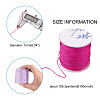 5 Rolls 5 Colors Nylon Braided Cord NWIR-YS0001-01B-3