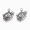 304 Stainless Steel Pendants STAS-O101-38AS-1