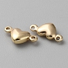 Brass Connector Charms KK-WH0066-01G-2