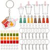 Olycraft DIY Cup Charm Keychain Making Kit DIY-OC0009-31-1