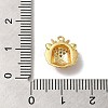 Brass Micro Pave Cubic Zirconia Pendants KK-B079-13G-3