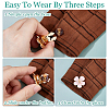 6Pcs Alloy Enamel Cufflinks DIY-FH0009-79C-3