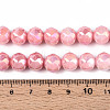 Anti-Tarnish Electroplate Glass Beads Strands GLAA-N010-10mm-04-3