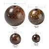 340Pcs 4 Style Natural Bronzite Beads G-LS0001-47-3