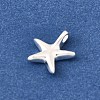 925 Streling Silver Starfish Charms with 925 Stamp STER-I022-02S-3