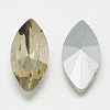 Pointed Back Glass Rhinestone Cabochons RGLA-T083-9x18mm-04-2