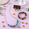 80Pcs 61G Acrylic Imitation Gemstone Beads MACR-TADJ0001-10A-5