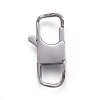 Tarnish Resistant 304 Stainless Steel Lobster Claw Clasps STAS-I117-02B-P-1