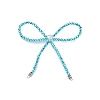 Alloy & Glass Bowknot Chandelier Component Links PALLOY-D360-01C-1