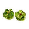 Handmade Silver Foil Glass Lampwork Beads FOIL-T001-02K-3