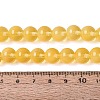 Acrylic Imitation Cat Eye Beads Strands OACR-Q197-01C-16-4