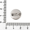 304 Stainless Steel Brooch Cabochon Settings STAS-E547-08B-P-4
