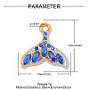 304 Stainless Steel Enamel Pendants STAS-OY011-85G-2