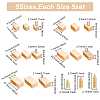 WADORN 25 Sets 5 Style Alloy Decorative Clasps for Bag Belt FIND-WR0006-07-2