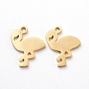 PVD Vacuum Plating 304 Stainless Steel Charms LS-X-STAS-G215-02G-1