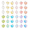 100Pcs Acrylic Pendants PALLOY-TAC0168-2