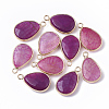 Natural Agate Pendants X-G-S359-013-1