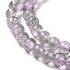 Spray Painted Crackle Glass Beads Strands X-CCG-Q002-6mm-02-3