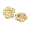 304 Stainless Steel Flower Theme Stud Earrings For Women EJEW-B110-04G-03-2