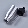 30ml Aluminium Empty Glass Dropper Bottles X-MRMJ-WH0033-01A-2