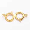 Brass Spring Ring Clasps LS-KK-H419-G-2