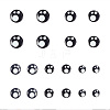 Resin Craft Doll Eyes DIY-WH0126-01-1