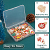 32Pcs 16 Styles Christmas Theme Alloy Enamel Pendants ENAM-TA0001-64-5