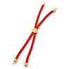 Nylon Cords Bracelet Makings Fit for Connector Charms LS-AJEW-P116-01G-11-2