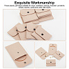 AHADERMAKER 12Pcs 4 Styles Portable Felt Card Cover Bag ABAG-GA0001-21D-4