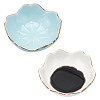 2Pcs 2 Colors Porcelain Brush Holder OFST-PH0001-06B-6