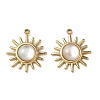 Natural Freshwater Shell Pendants STAS-G397-03G-01-1