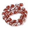 Natural Tibetan dZi Agate Beads Strands G-Q194-B02-01-3