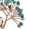 Natural & Synthetic Gemstone Chips Tree of Life Decorations DJEW-A017-01-5